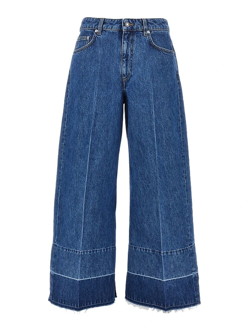 Cotton denim jeans