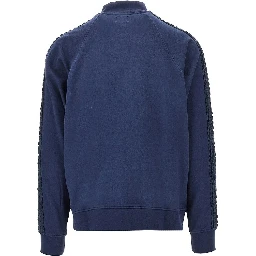 Flora trim full-zip sweatshirt