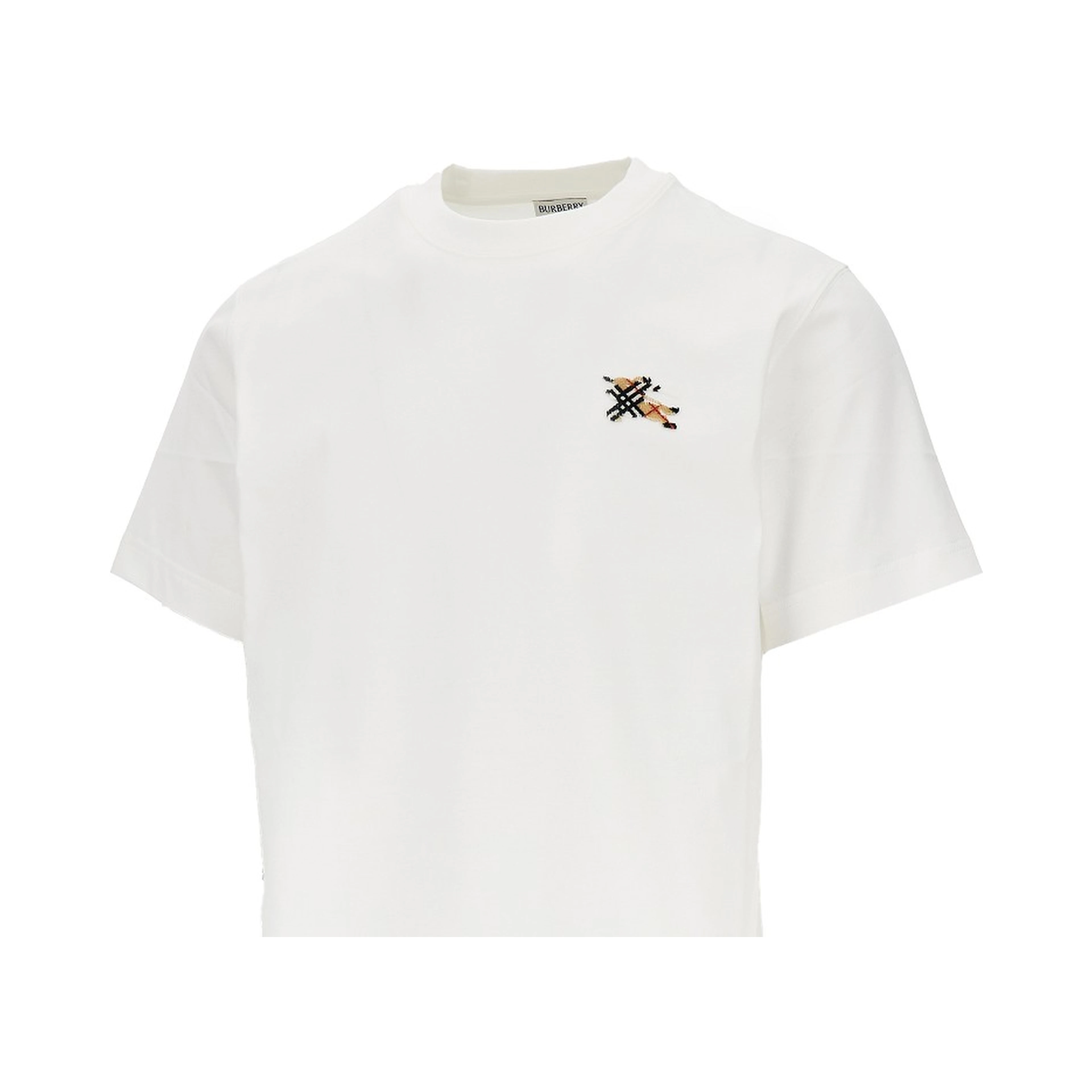 Flocked EKD motif T-shirt