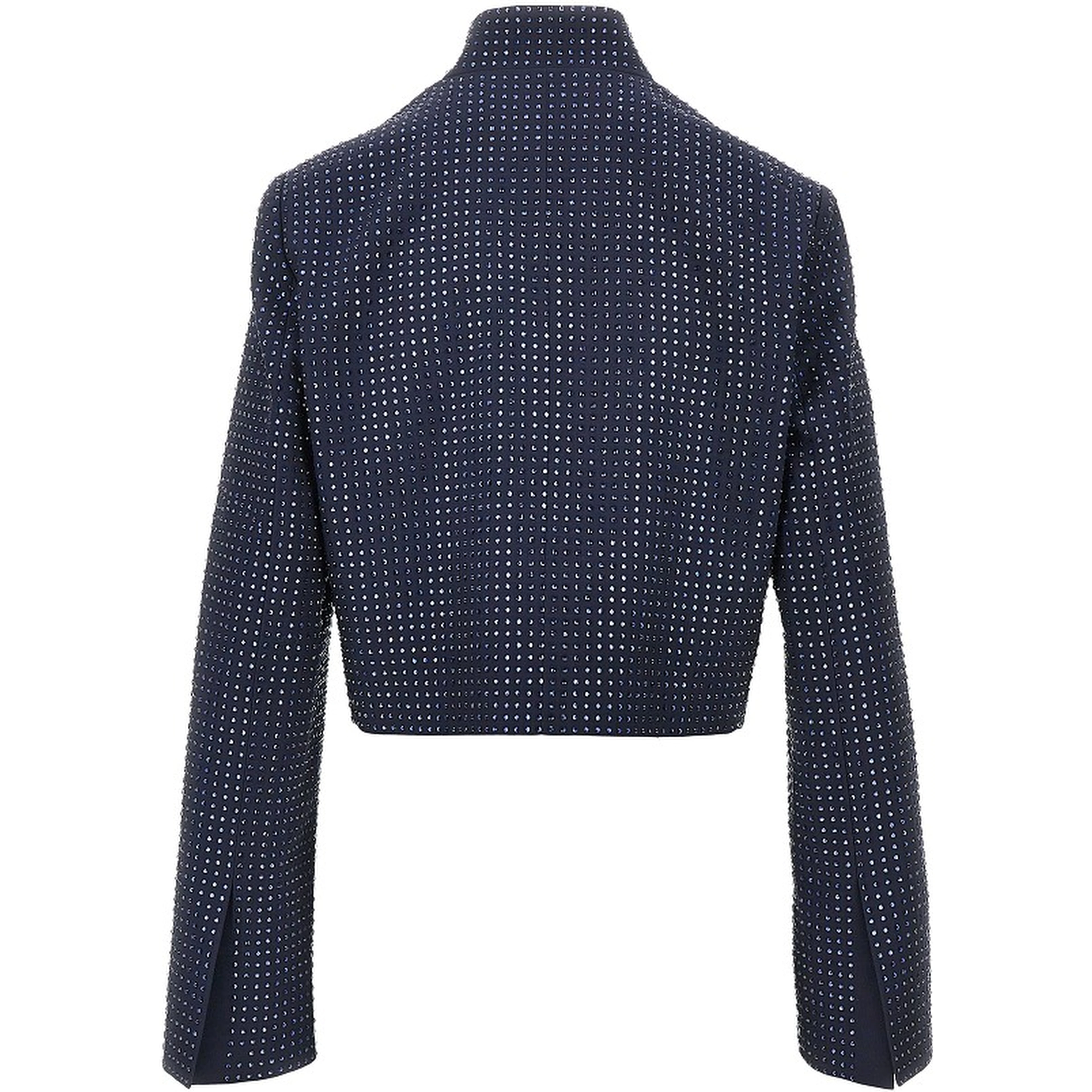 Strass-embellished cropped jacket