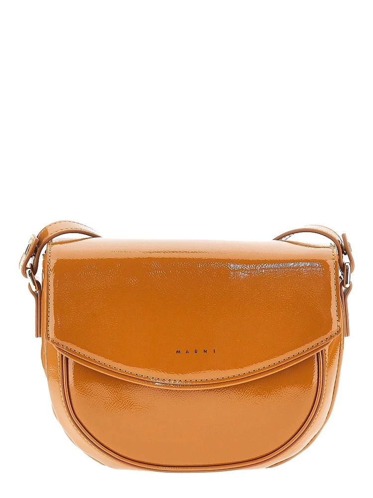 Faux leather crossbody bag