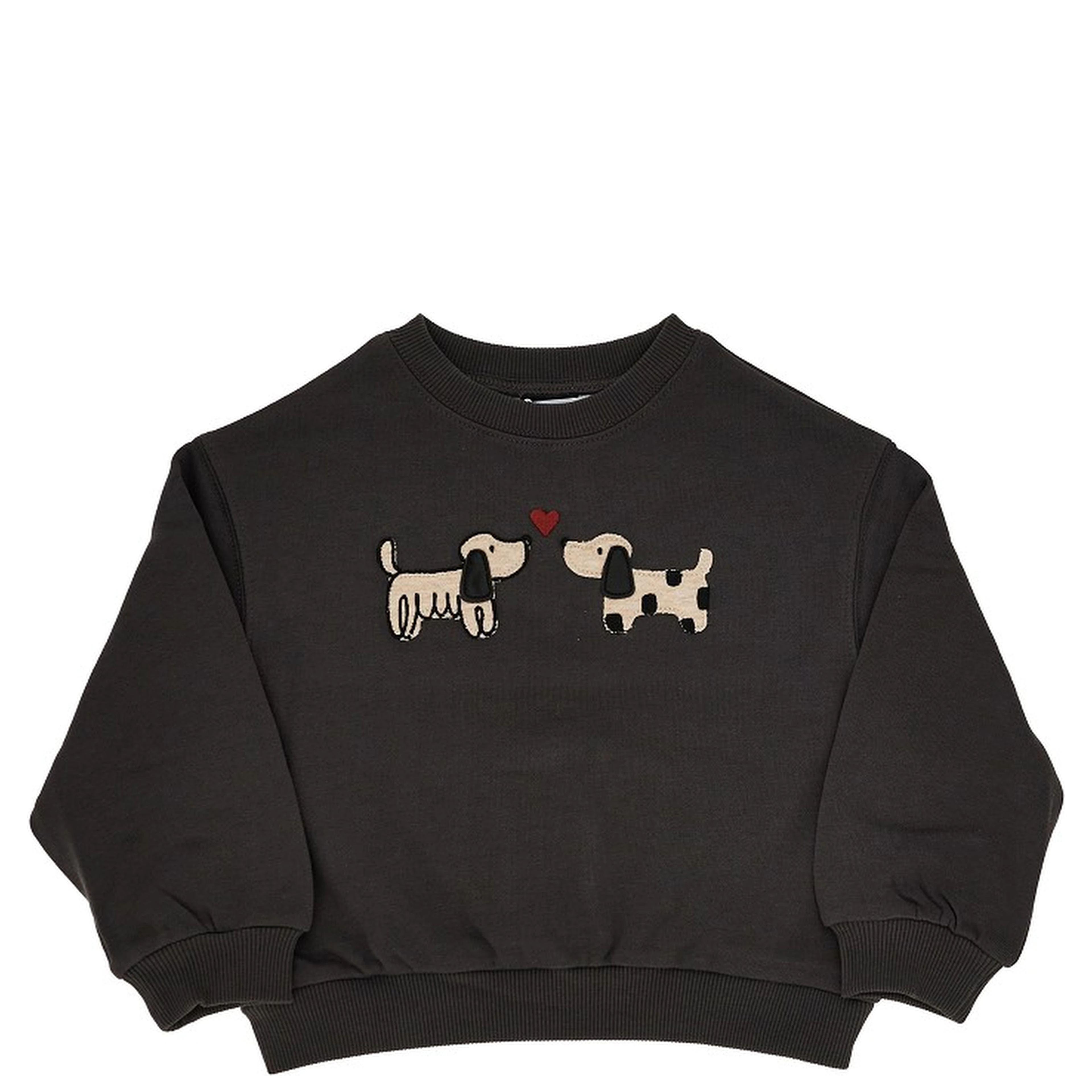 Dogs embroidery sweatshirt