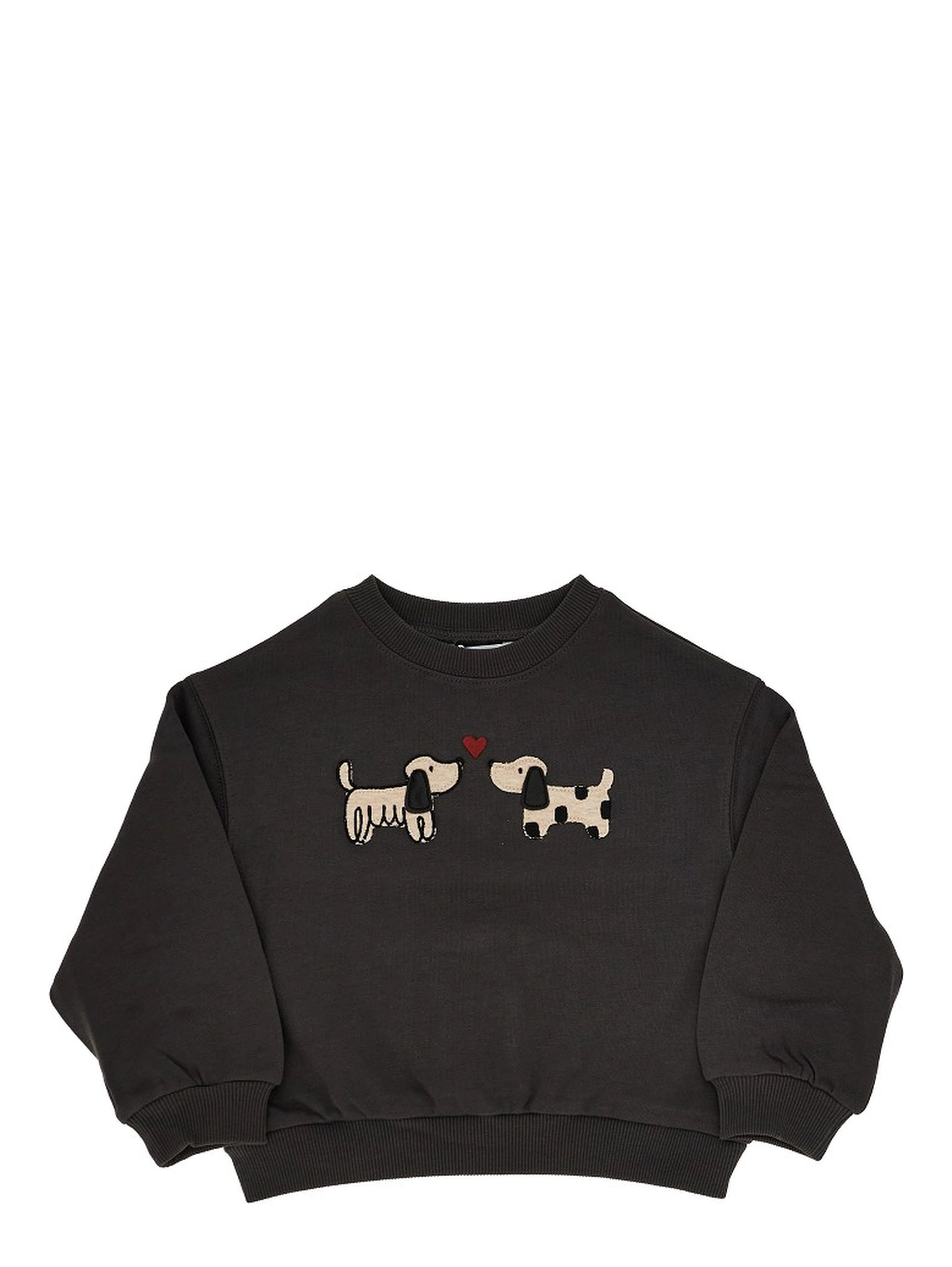 Dogs embroidery sweatshirt
