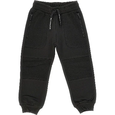 Sweatpants with ribbed details