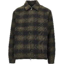 'Alton' check felt jacket