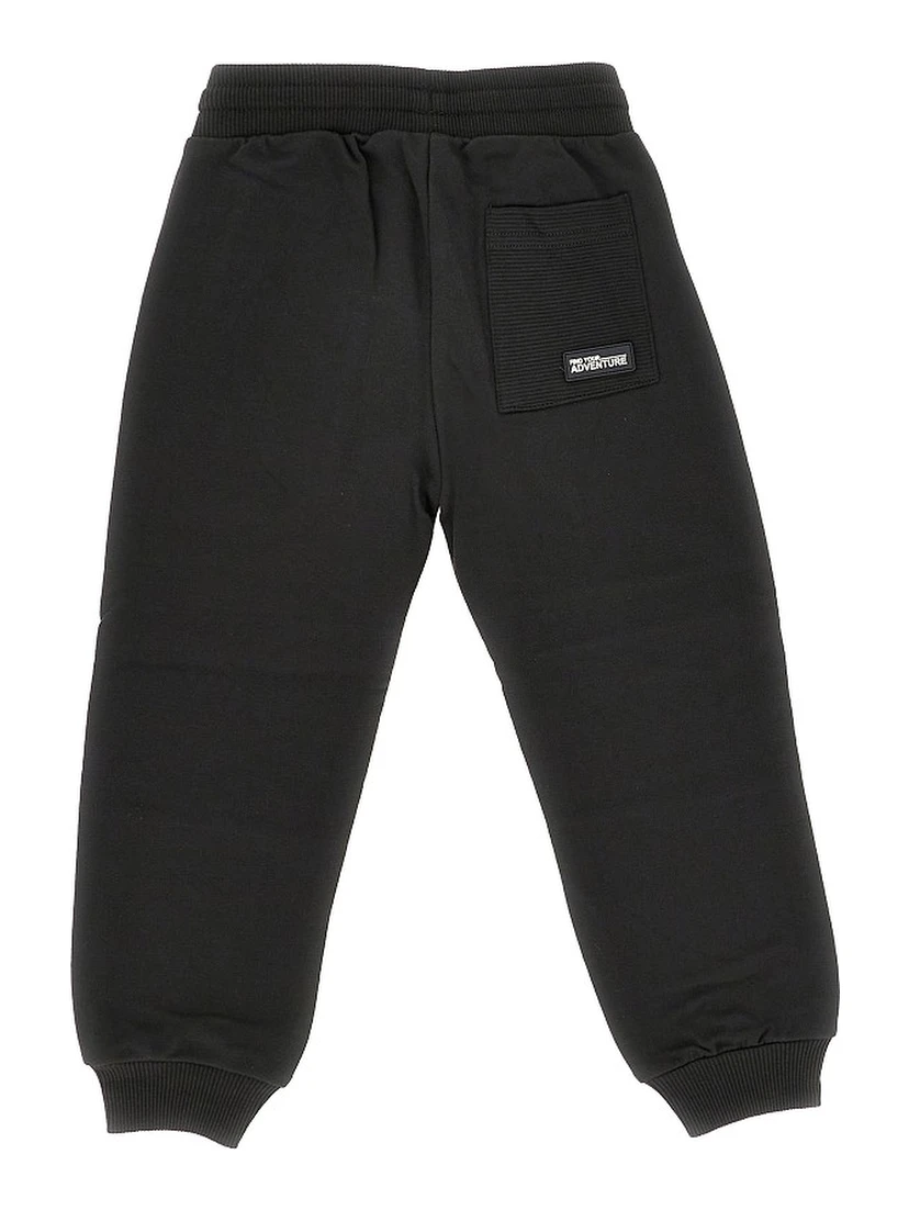 Sweatpants with ribbed details