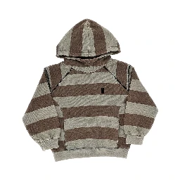 Relaxed Fit striped hoodie