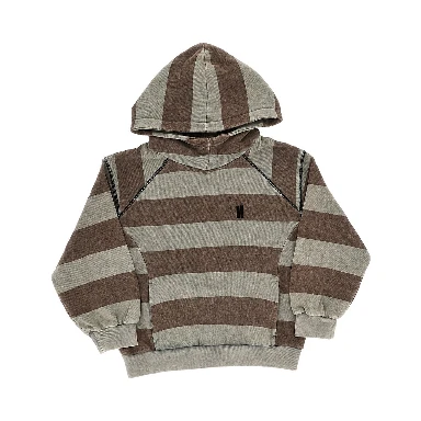 Relaxed Fit striped hoodie
