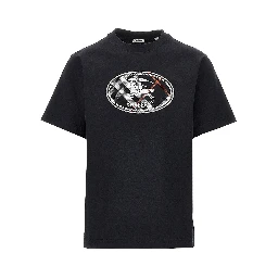 'Knight Stamp' embroidery T-shirt