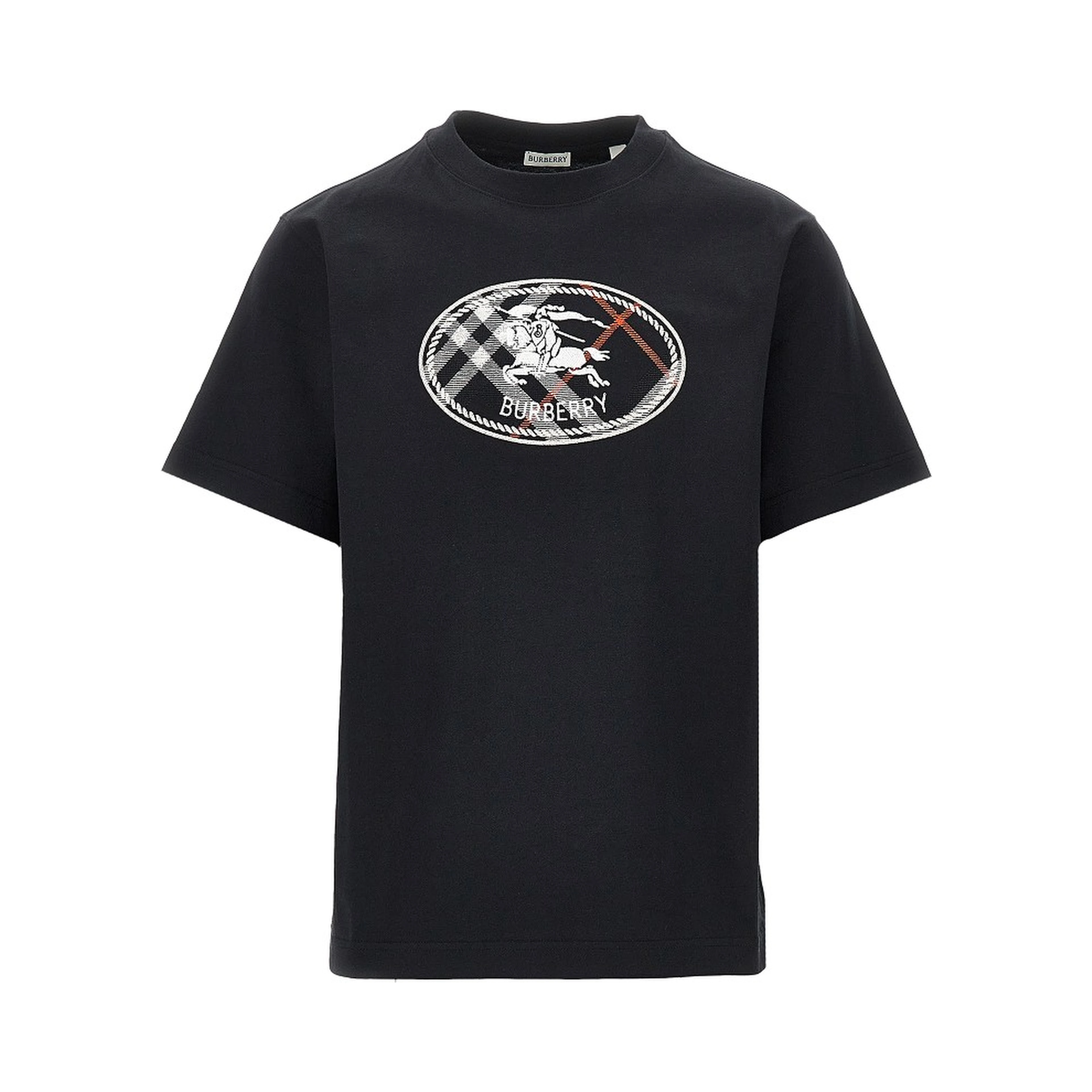 'Knight Stamp' embroidery T-shirt