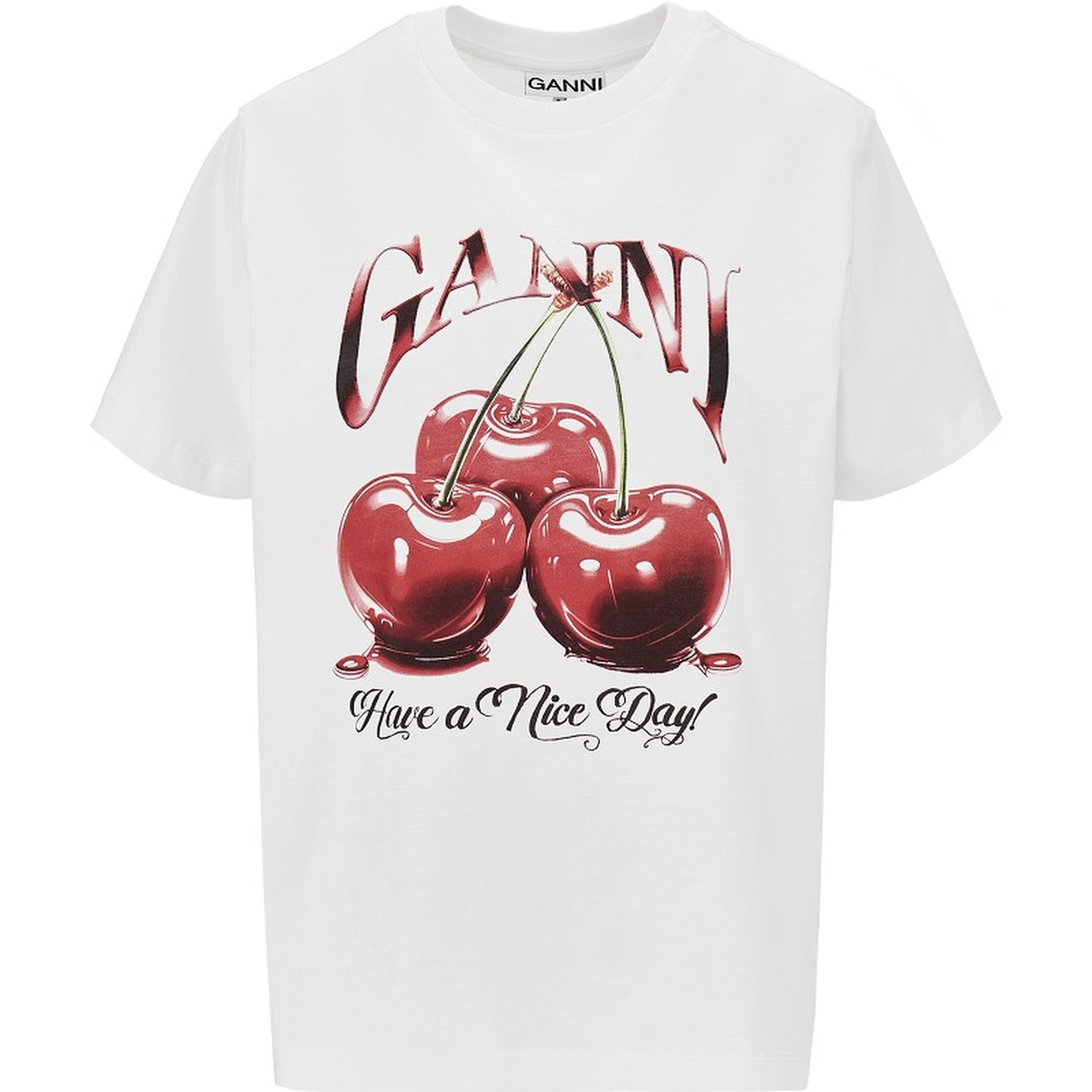 Cherry print Relaxed Fit T-shirt