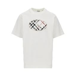 'Knight Stamp' embroidery T-shirt