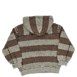 Relaxed Fit striped hoodie
