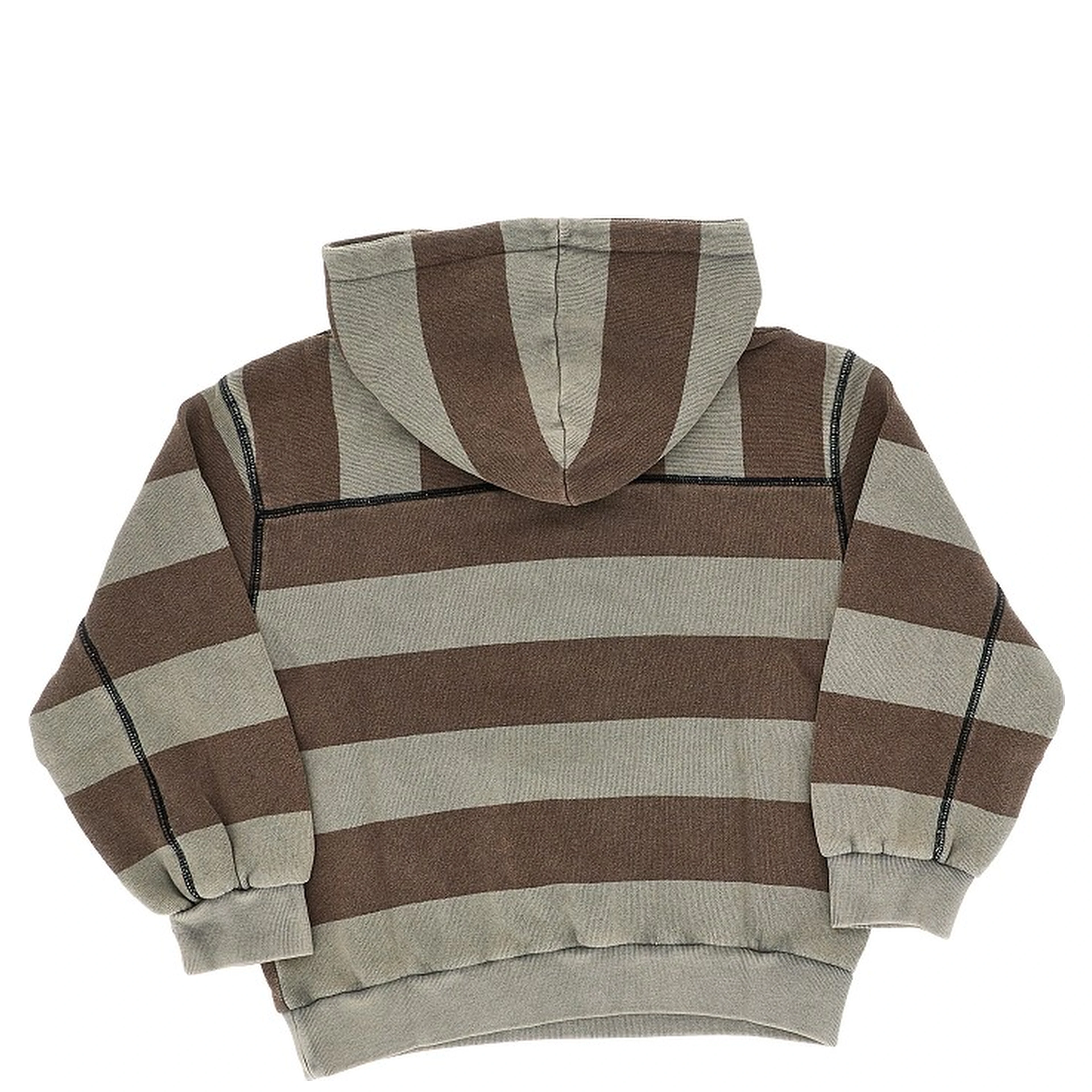 Relaxed Fit striped hoodie