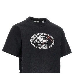 'Knight Stamp' embroidery T-shirt