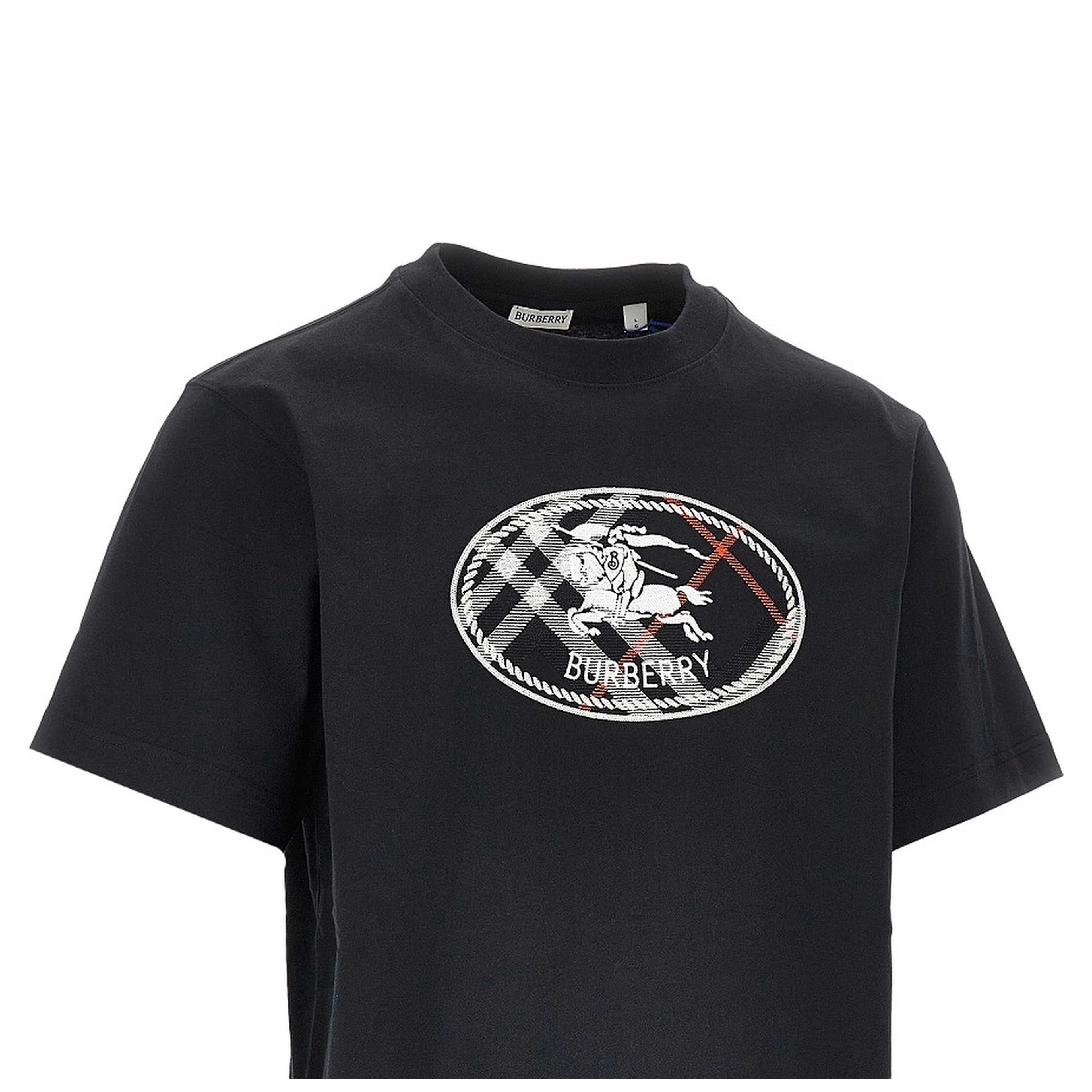 'Knight Stamp' embroidery T-shirt