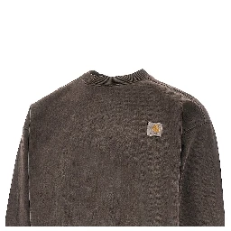 'Vista' bleached-out crewneck sweatshirt