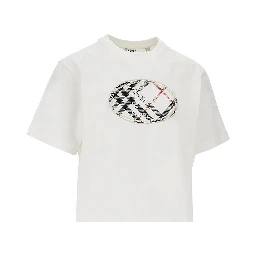 'Knight Stamp' embroidery T-shirt