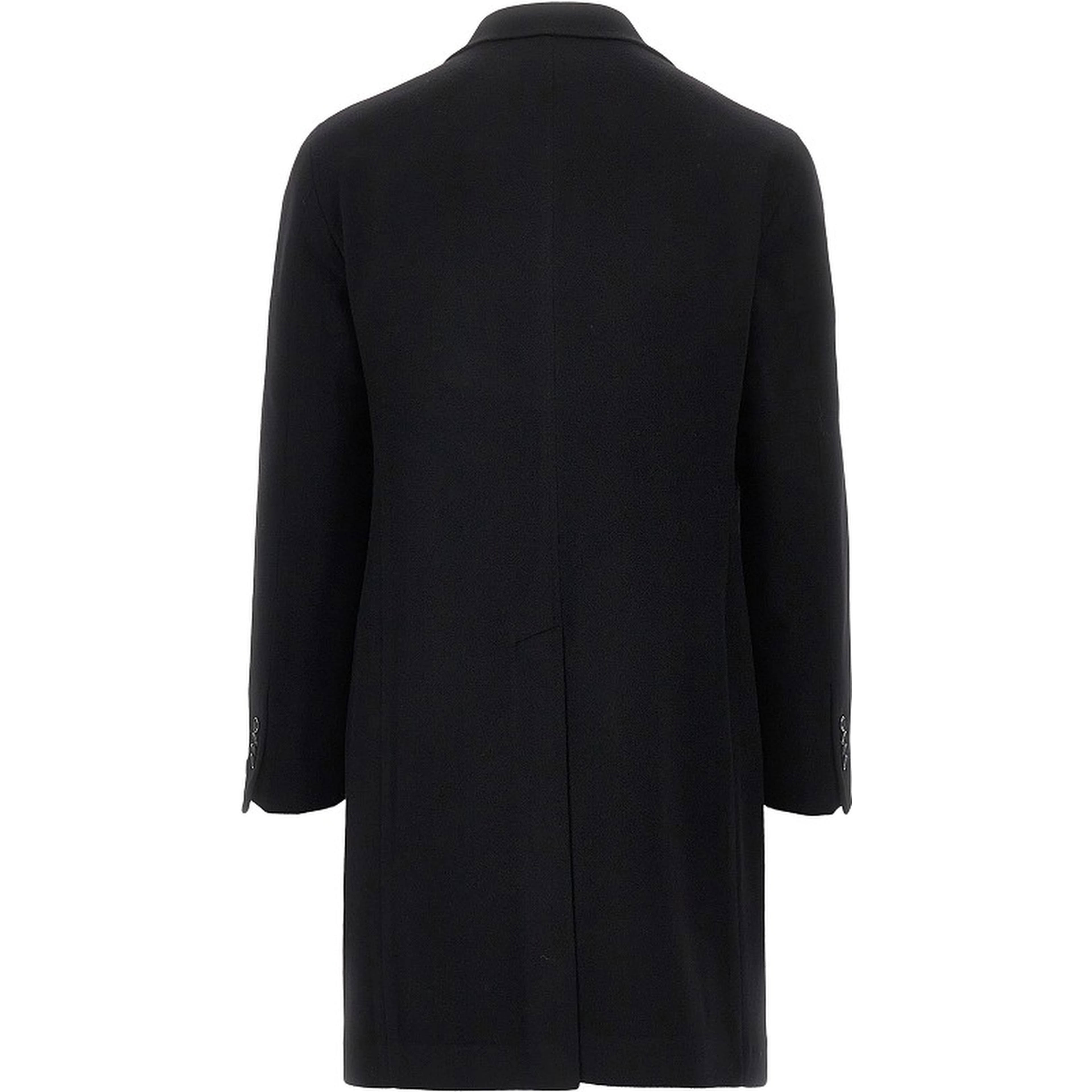 Double-breasted wool and cashmere coat