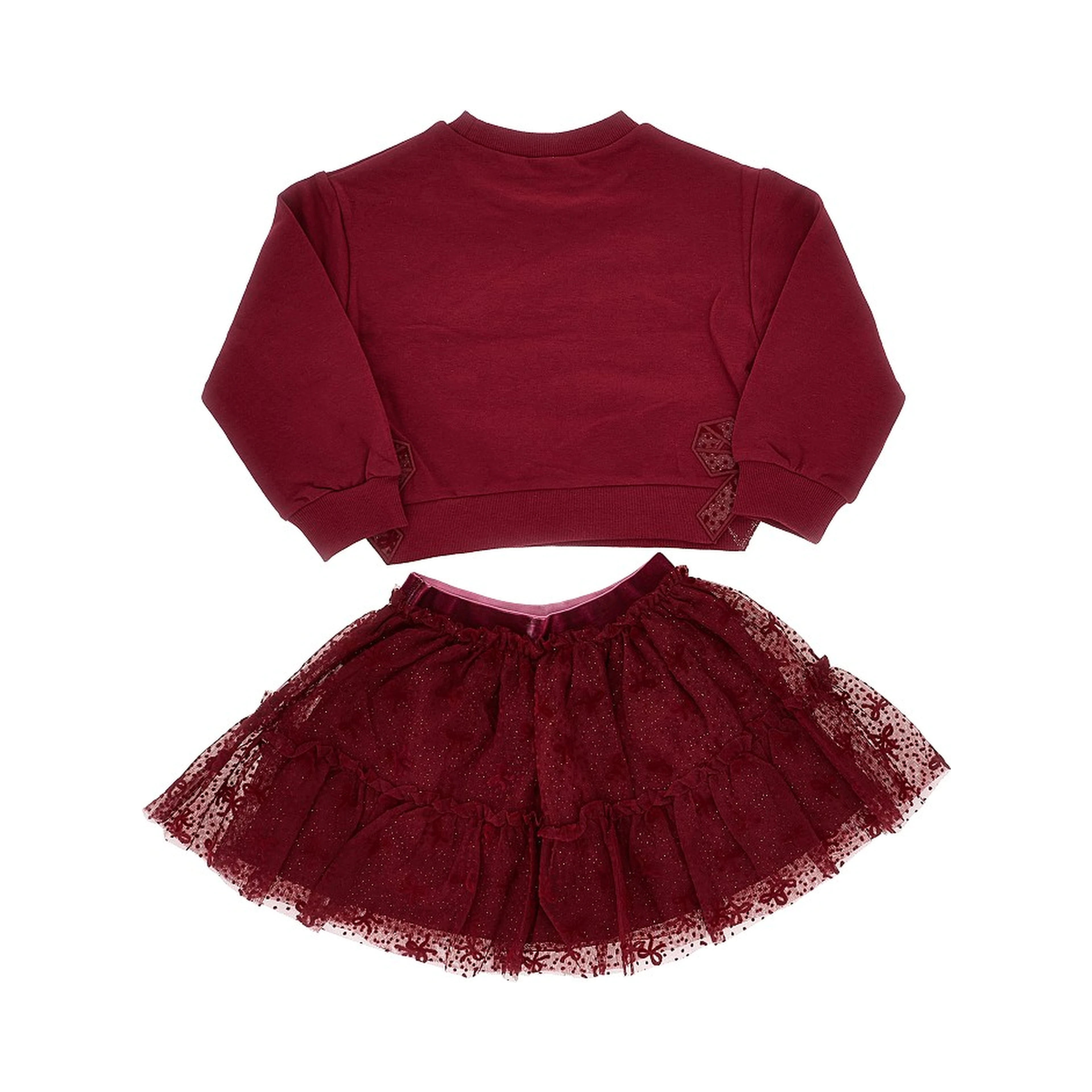 Sweatshirt and skirt set