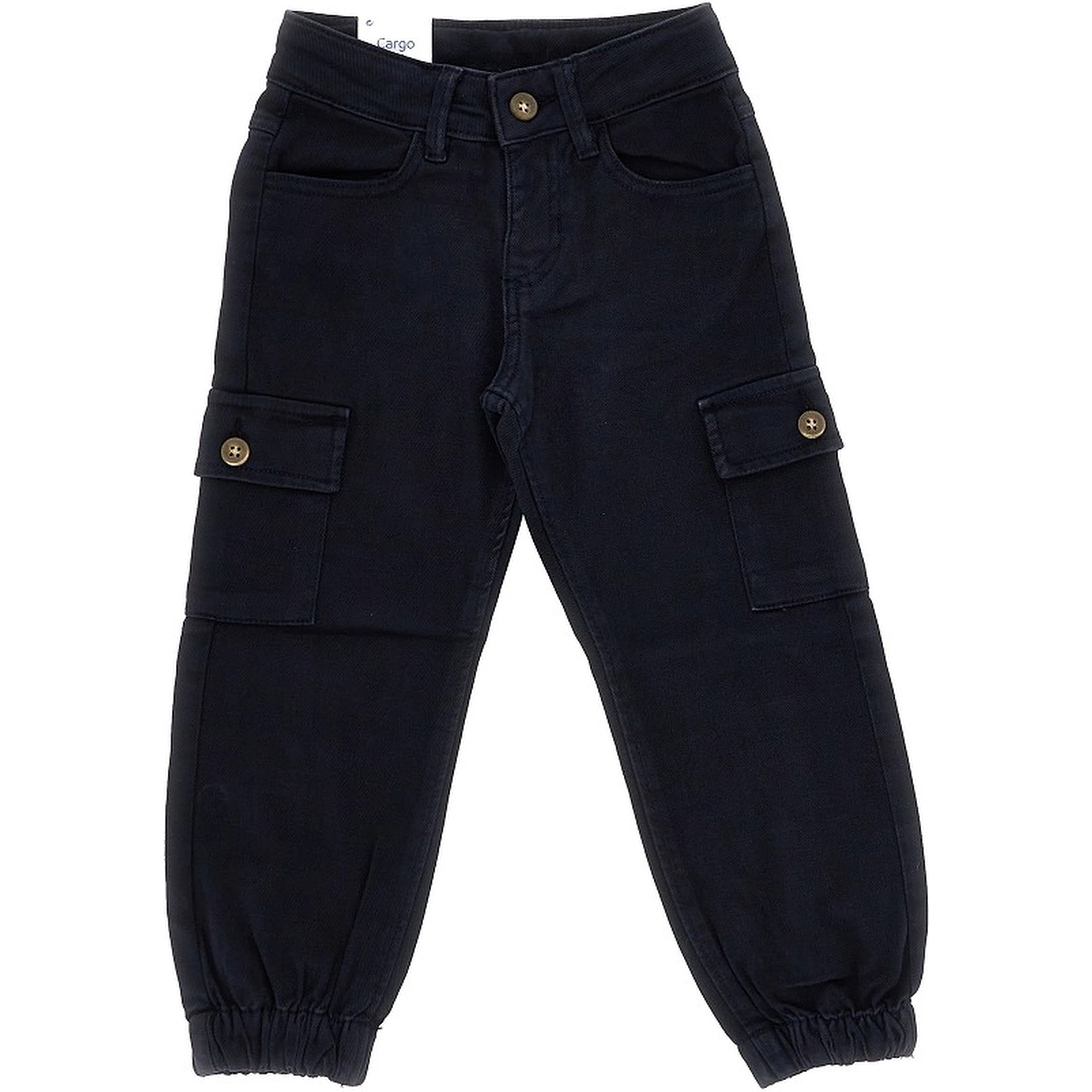 Stretch cotton cargo pants