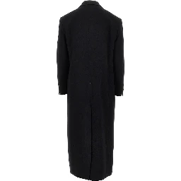 Wool and cashmere long coat