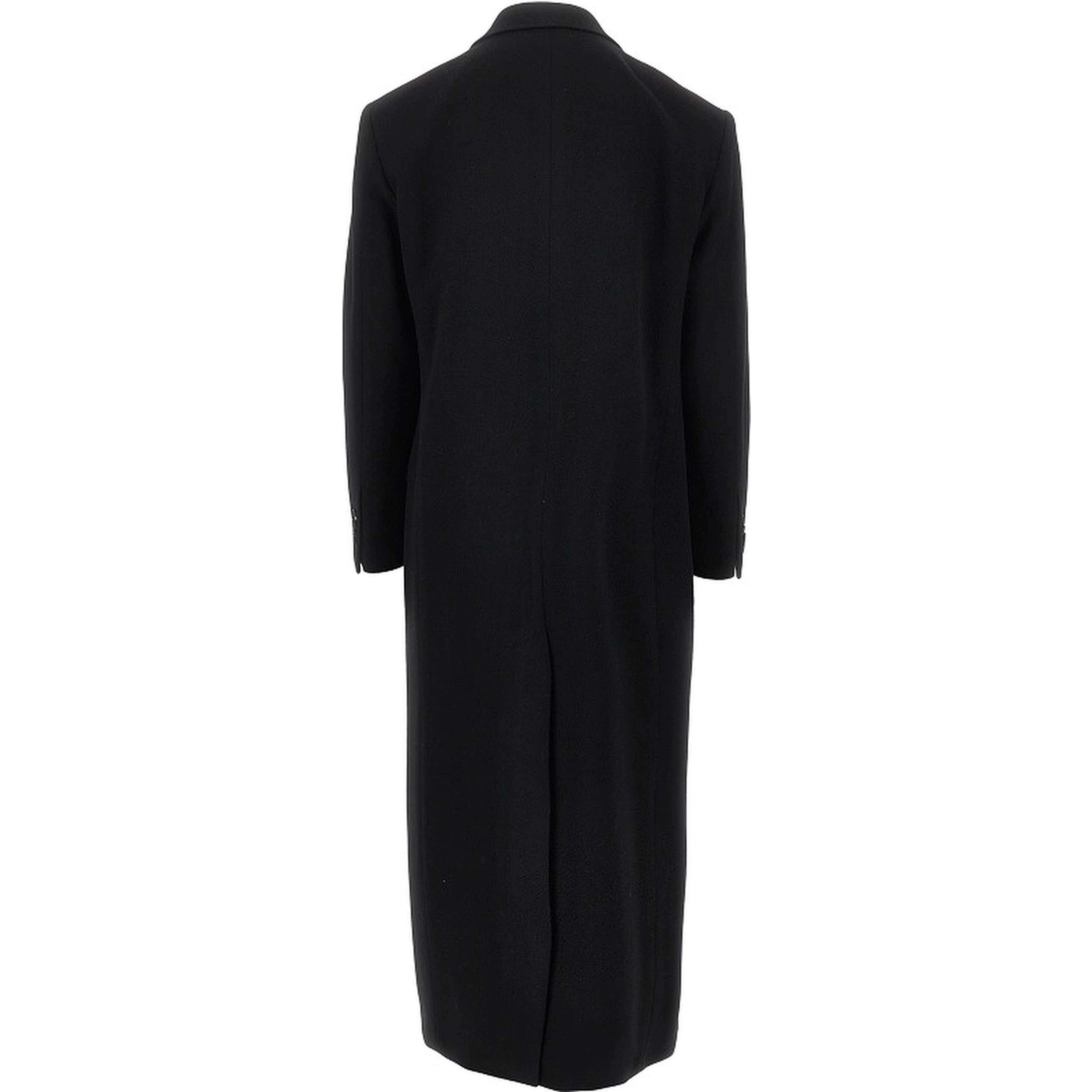 Wool and cashmere long coat