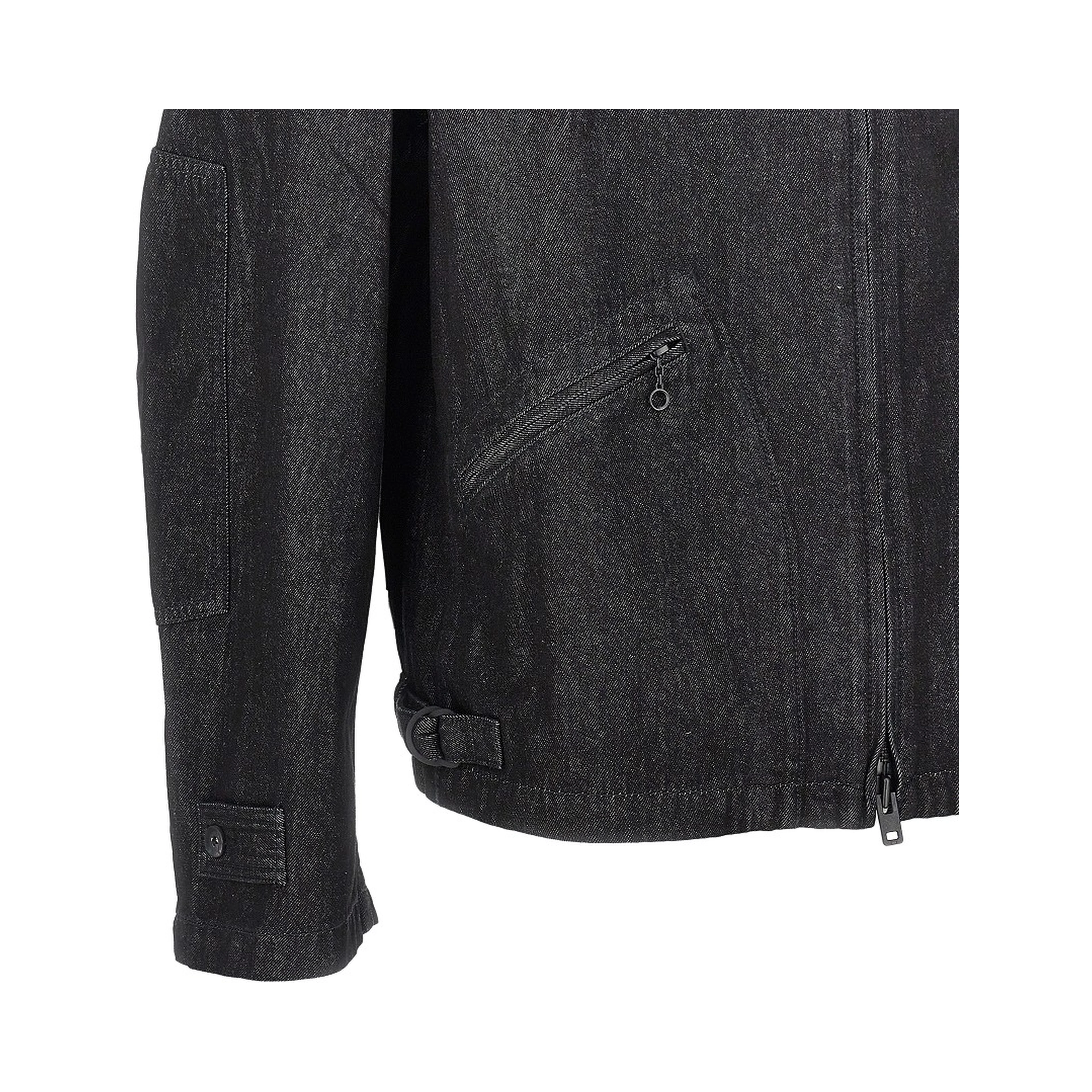 Denim blouson jacket
