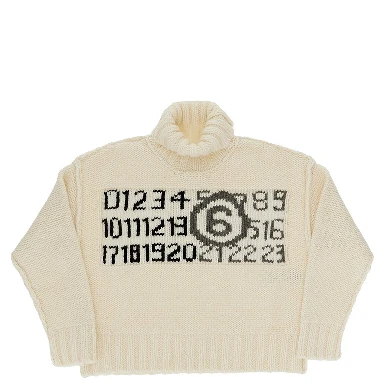 Wool-blend turtleneck sweater