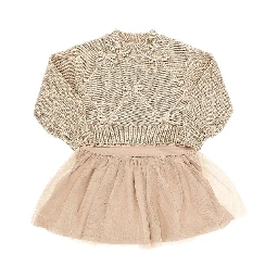 Tulle mini dress woth sweater