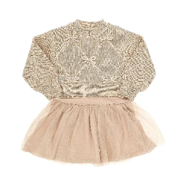 Tulle mini dress woth sweater