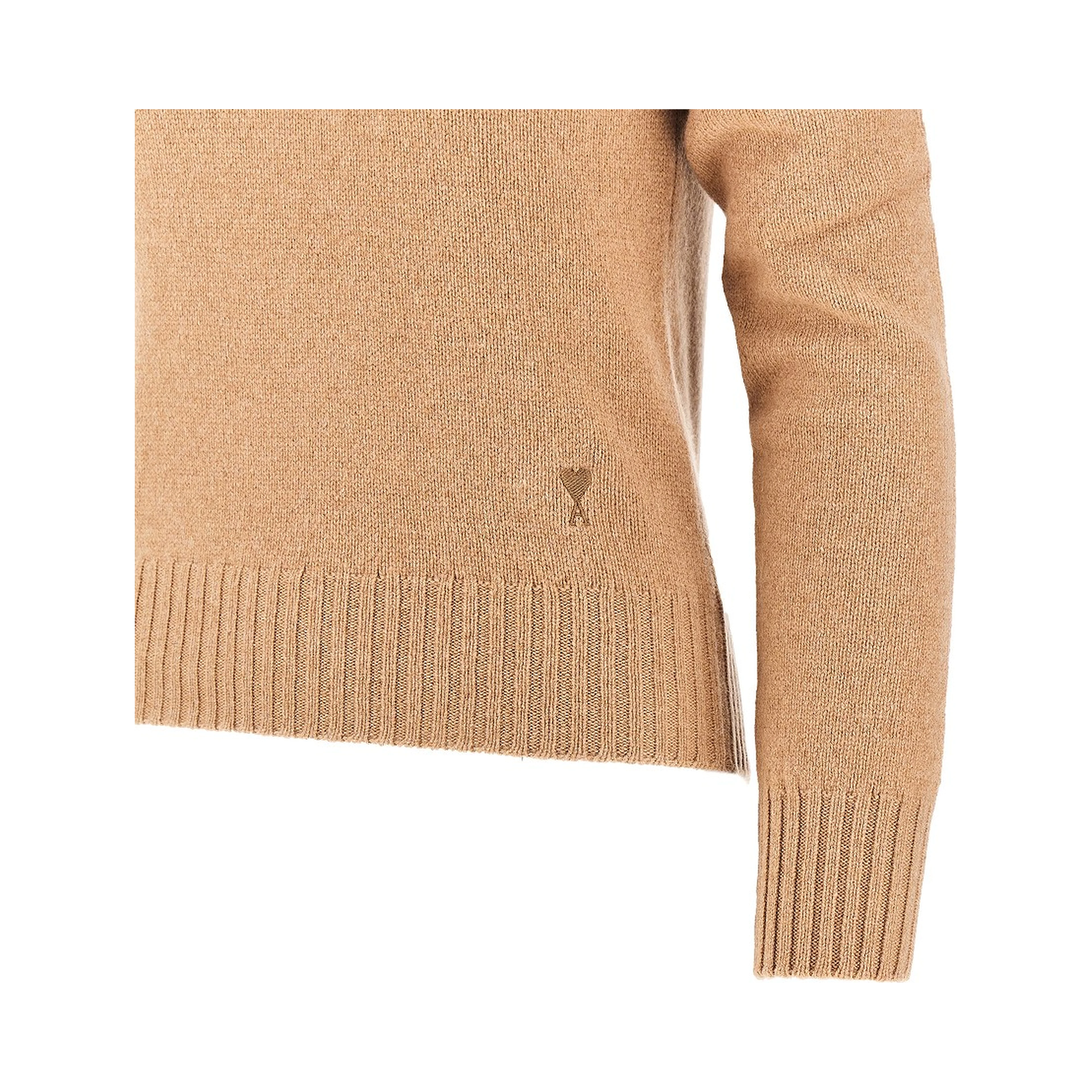 Cashmere standing collar sweater
