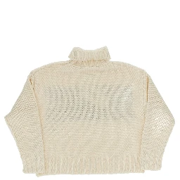 Wool-blend turtleneck sweater