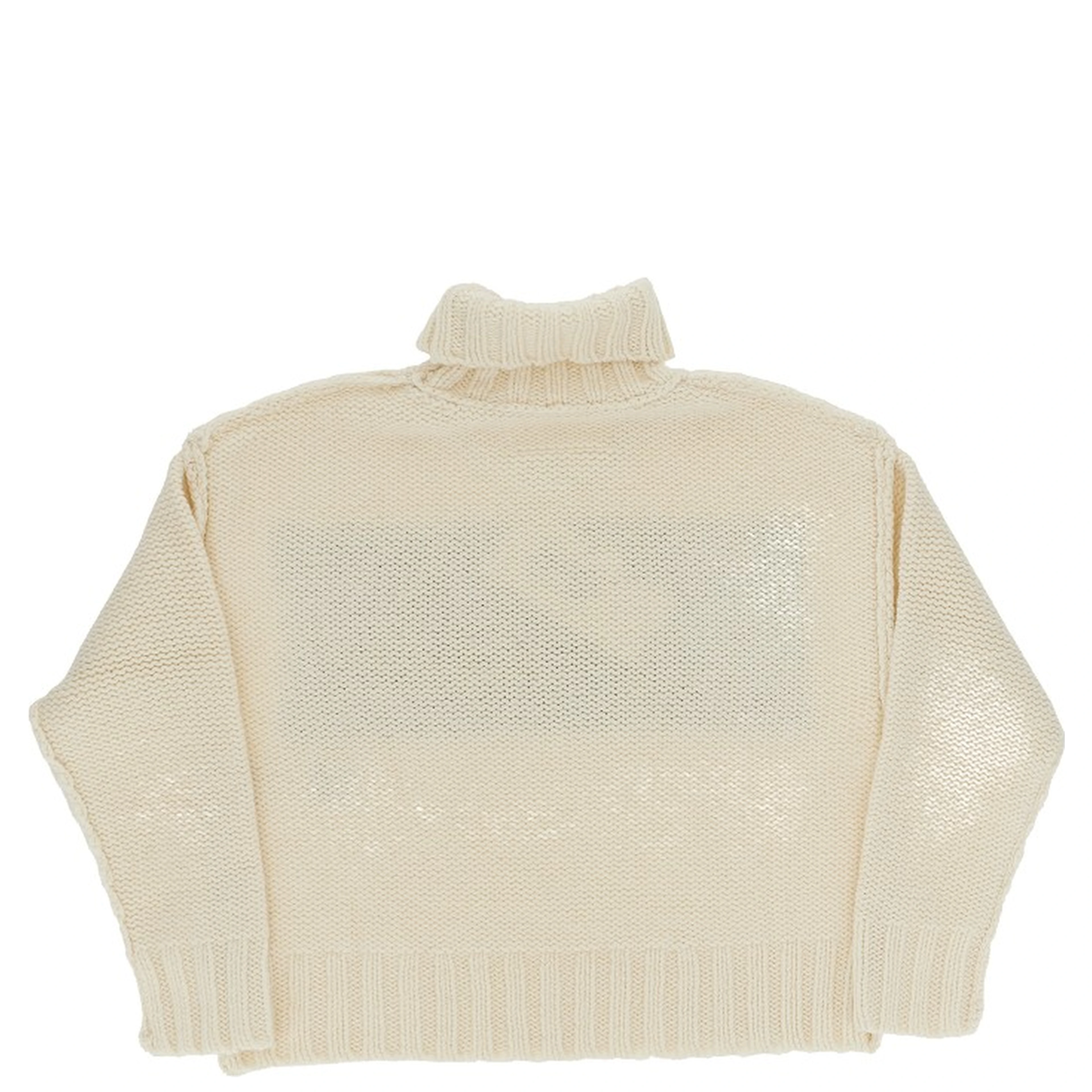 Wool-blend turtleneck sweater