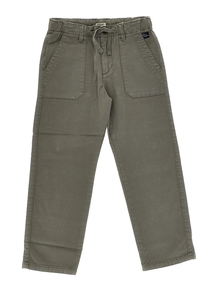 Stretch cotton pants