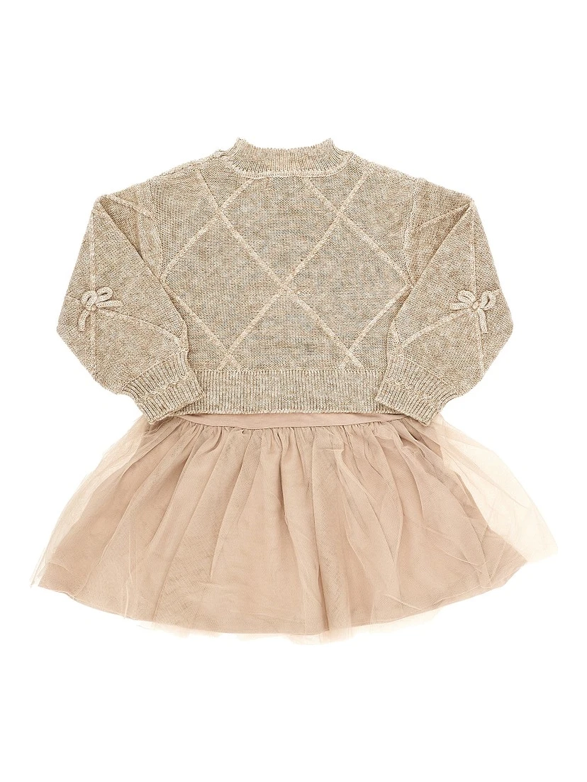 Tulle mini dress woth sweater