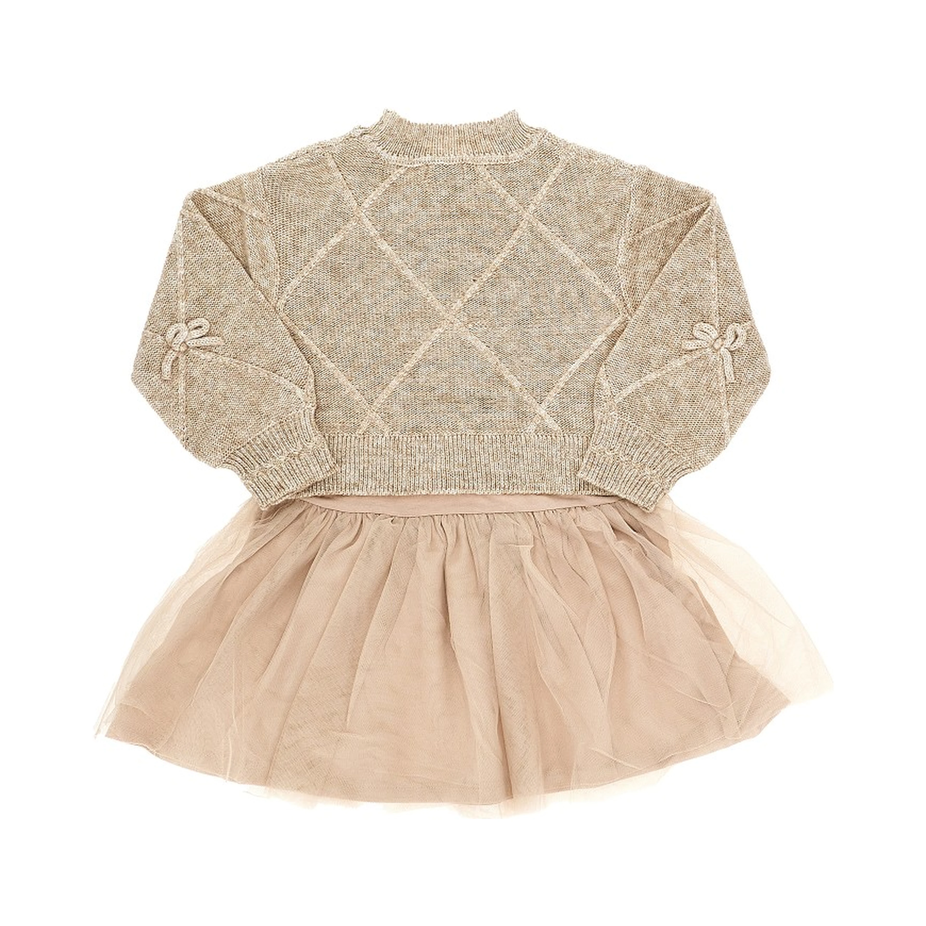 Tulle mini dress woth sweater