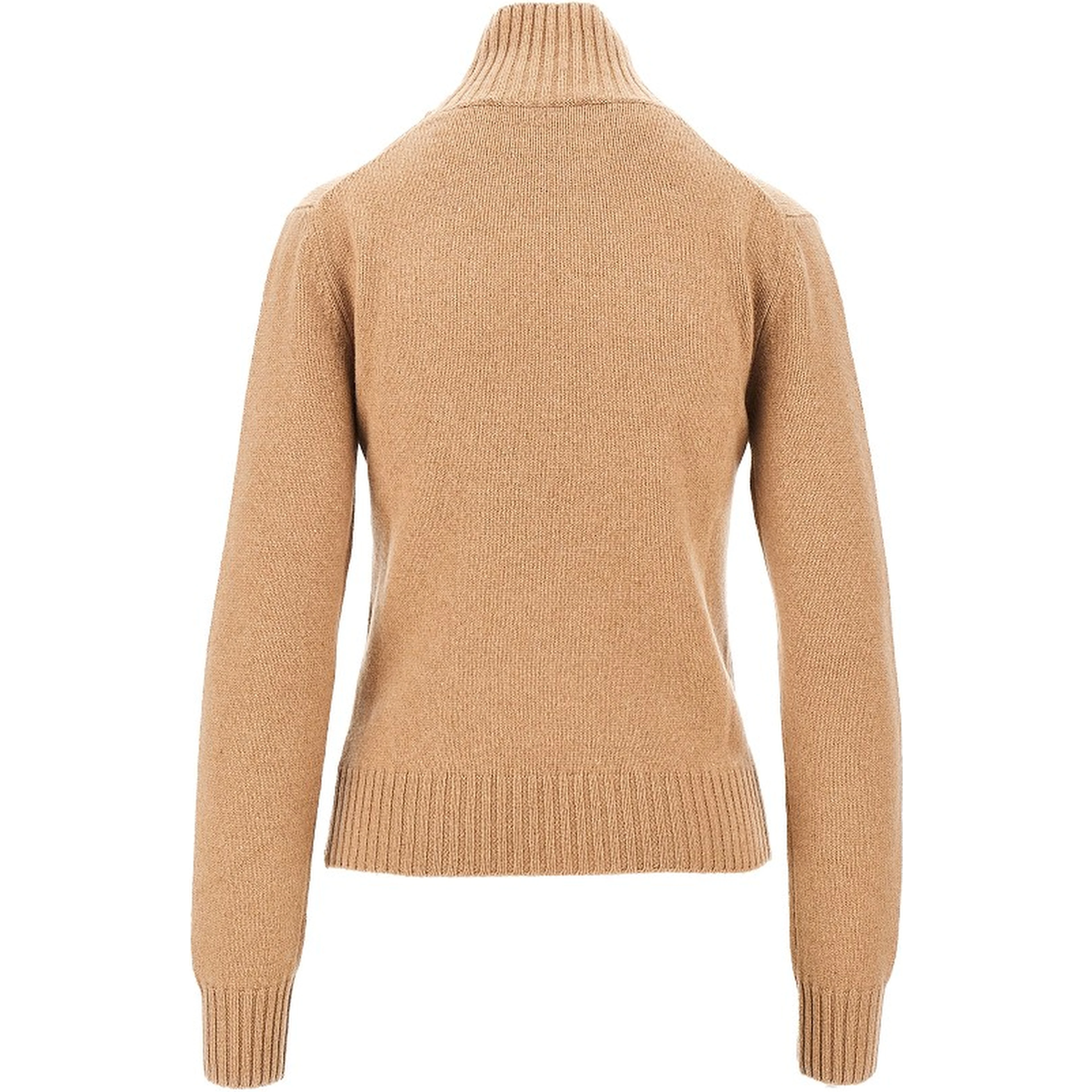 Cashmere standing collar sweater