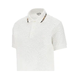 Piquet polo shirt with Check trimmings