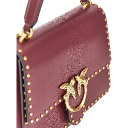 Leather bag with Love Birds buckle