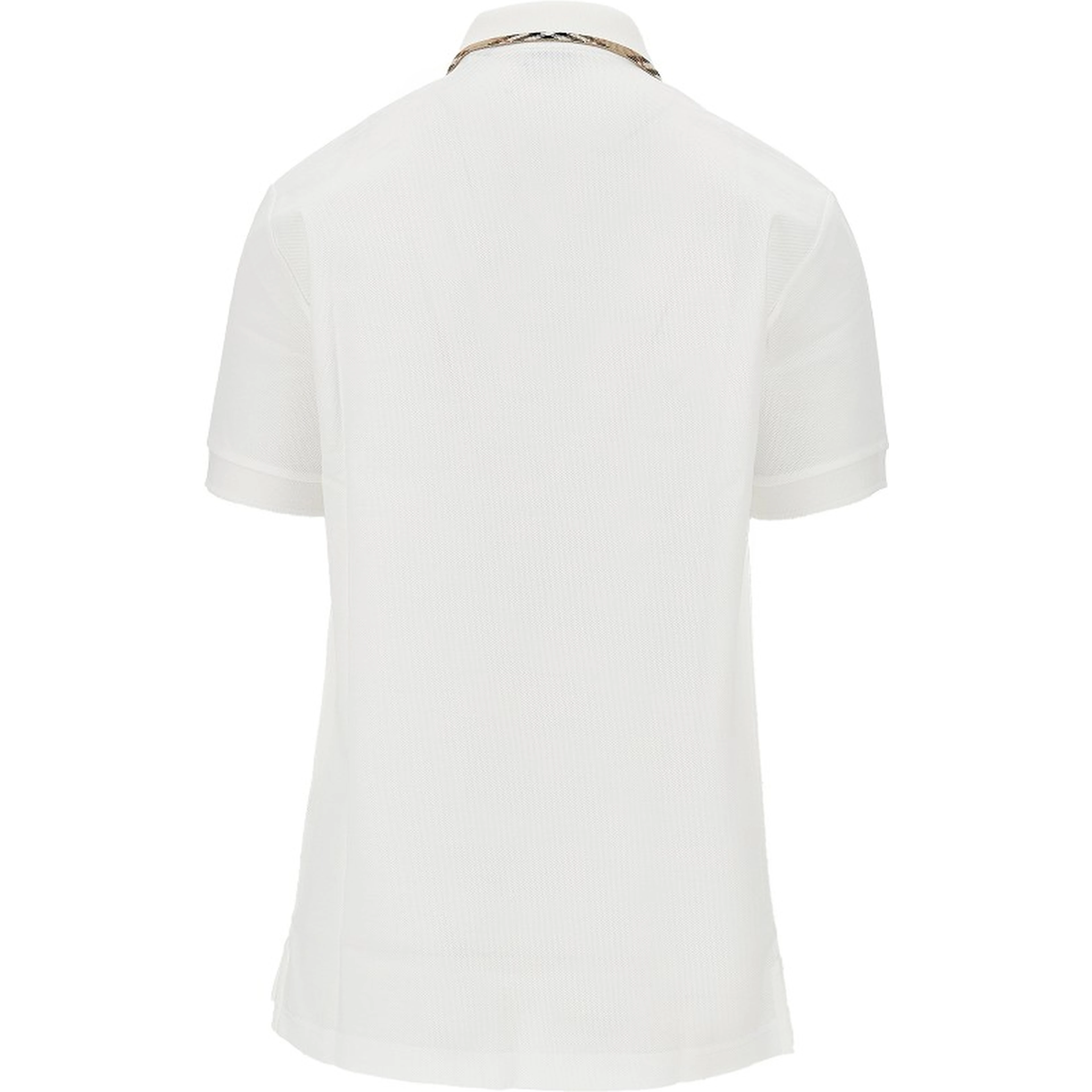 Piquet polo shirt with Check trimmings