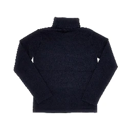 Stretch jersey turtleneck top