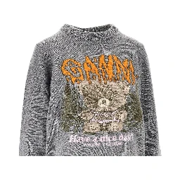 'Forest Teddy' wool-blend sweater