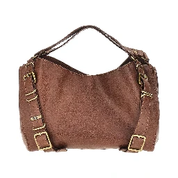 Leather medium 'D-One' bag