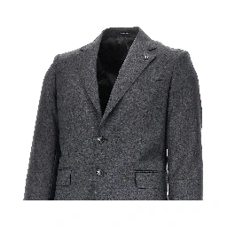 Virgin wool two-pieces tailored suit