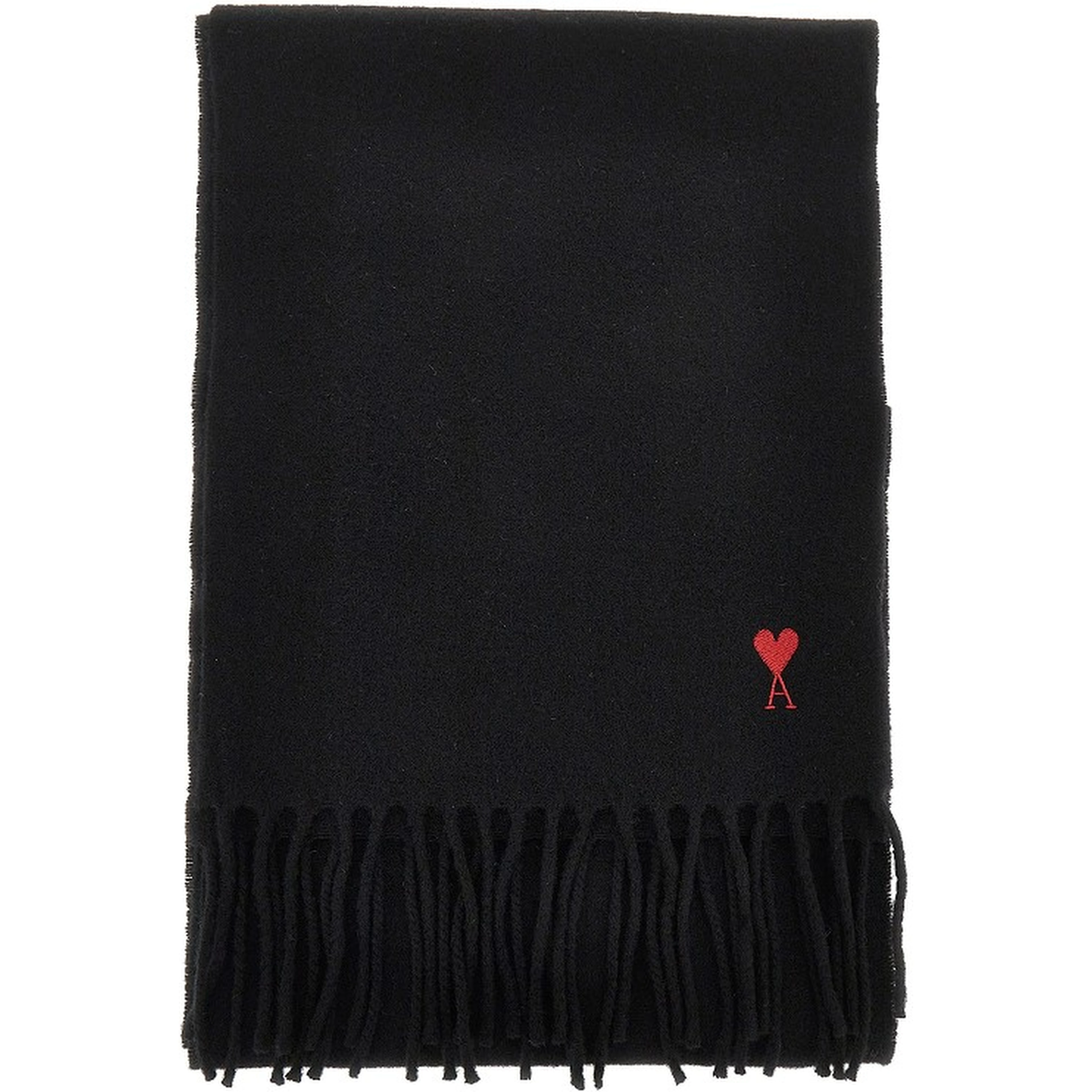 Ami de Coeur embroidery wool scarf