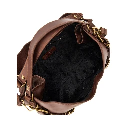 Leather medium 'D-One' bag