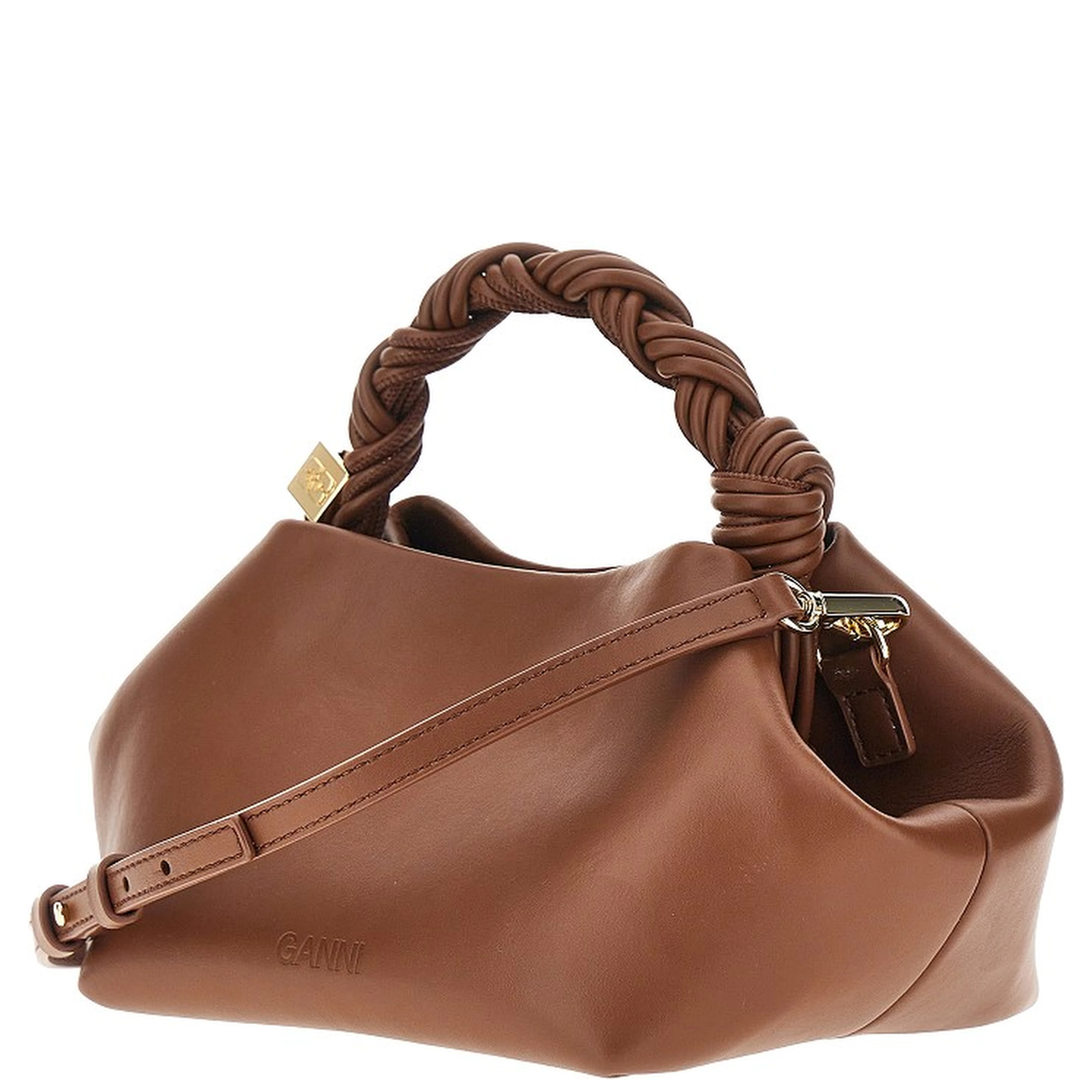 Recycled leather small 'Bou' bag