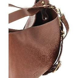 Leather medium 'D-One' bag
