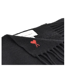 Ami de Coeur embroidery wool scarf
